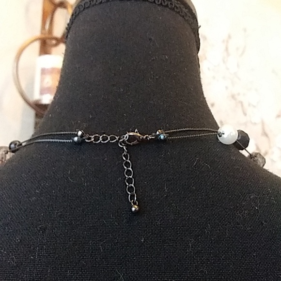 Multi Strand Embellished Beads Necklace - Picture 8 of 17